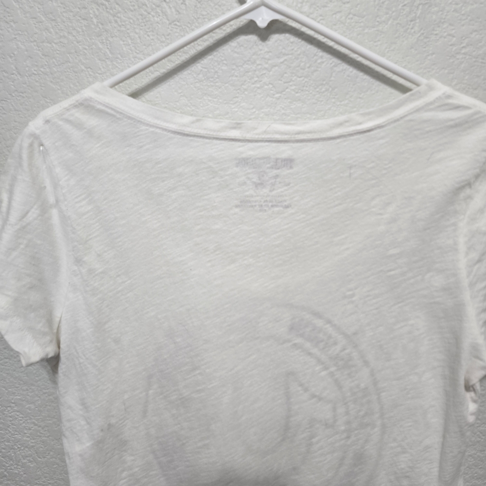 True Religion White Graphic Tee Size L - Picture 8 of 13
